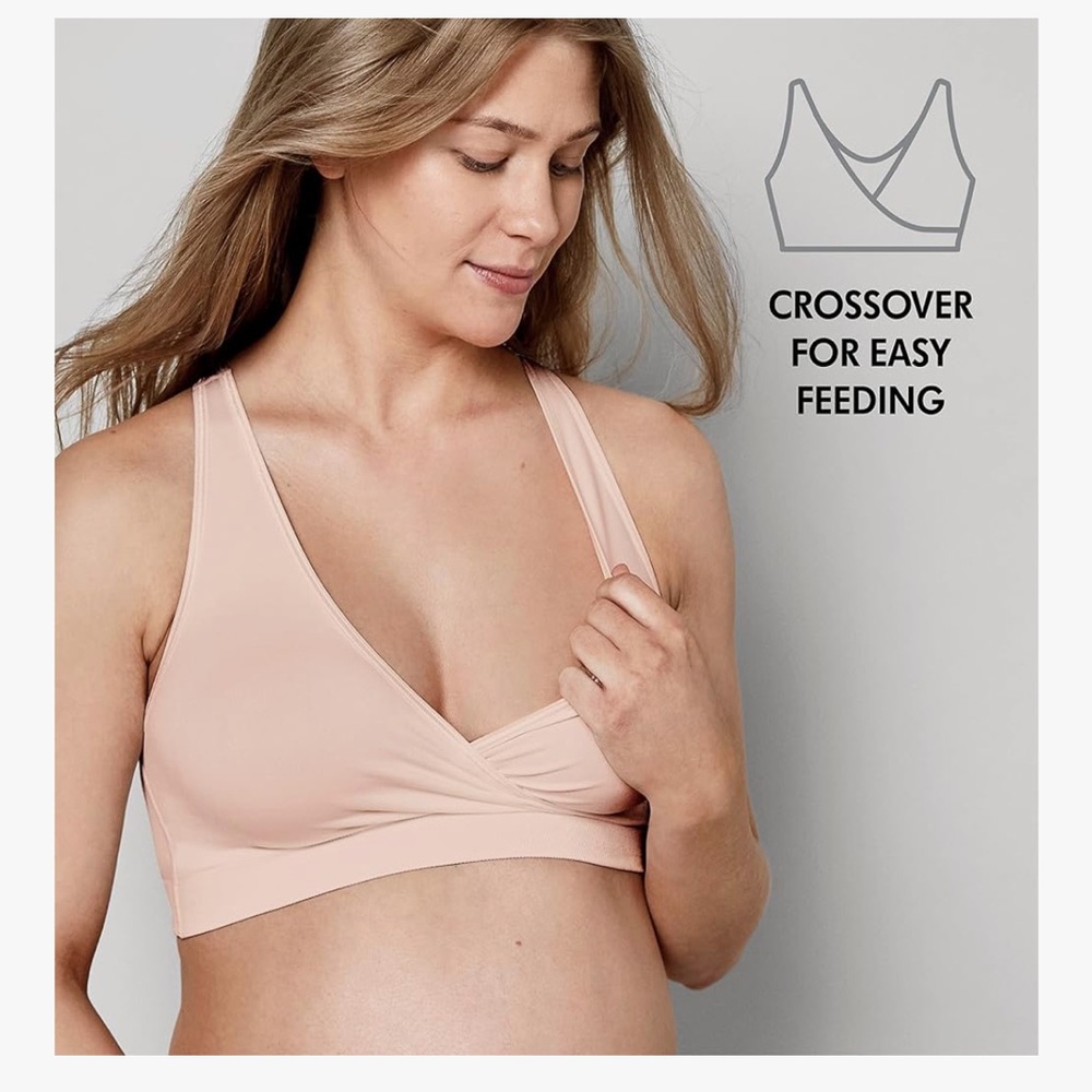 Beige Wrap Sports Bra